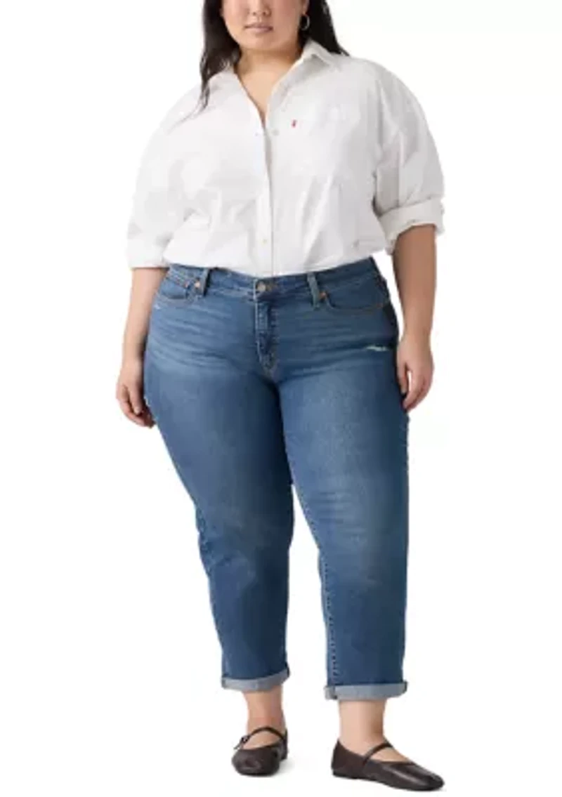 Plus Boyfriend Jeans