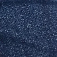 Mid Length Updated Denim Shorts