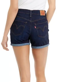 Mid Length Updated Denim Shorts
