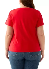 Plus Boots Graphic T-Shirt