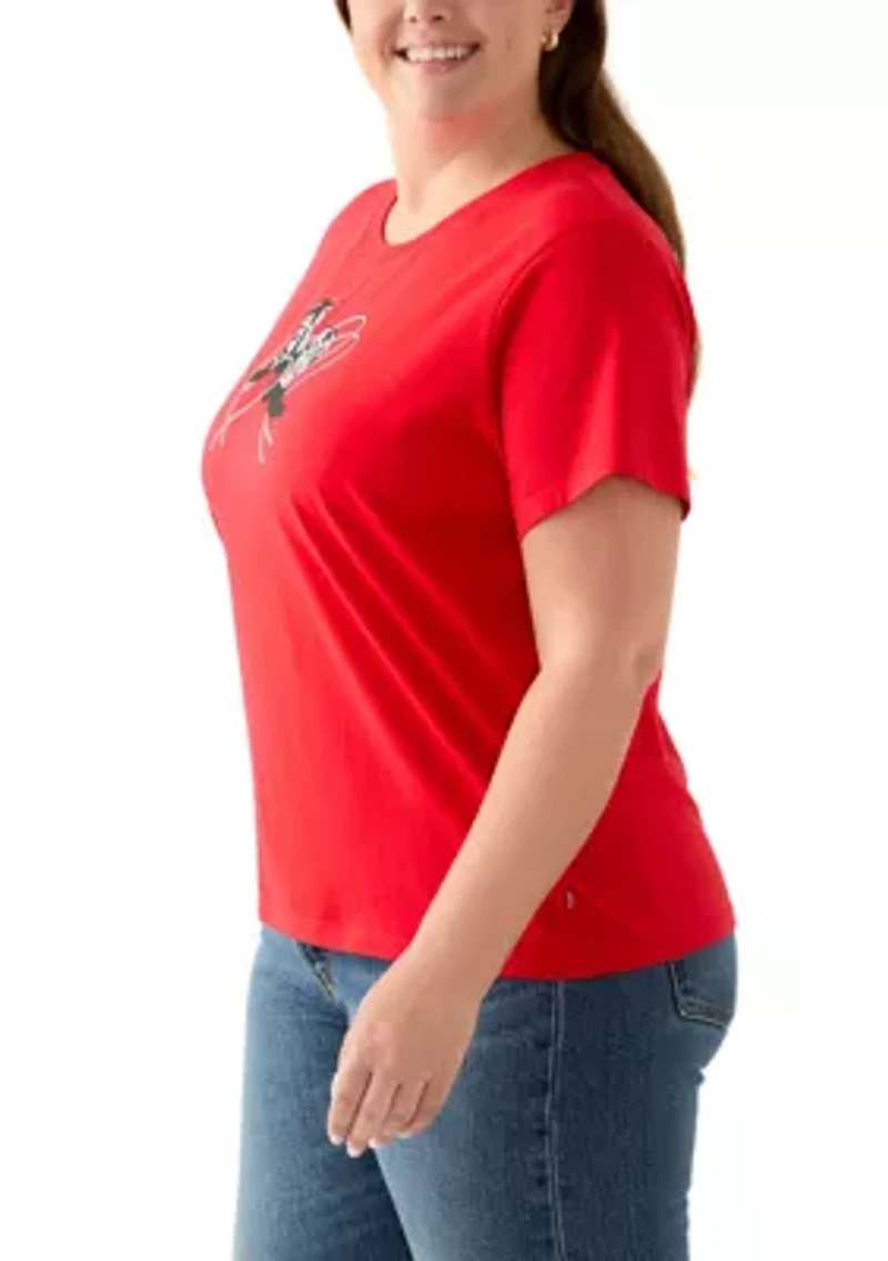 Plus Boots Graphic T-Shirt