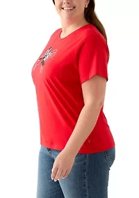 Plus Boots Graphic T-Shirt