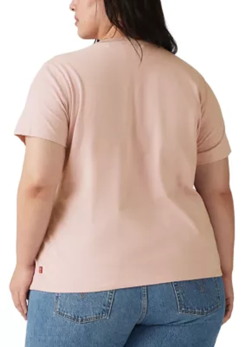 Plus Blake Brushstroke Graphic T-Shirt