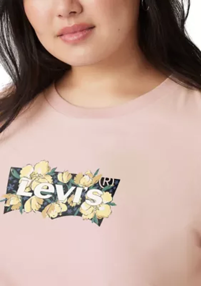 Plus Blake Brushstroke Graphic T-Shirt