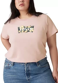 Plus Blake Brushstroke Graphic T-Shirt