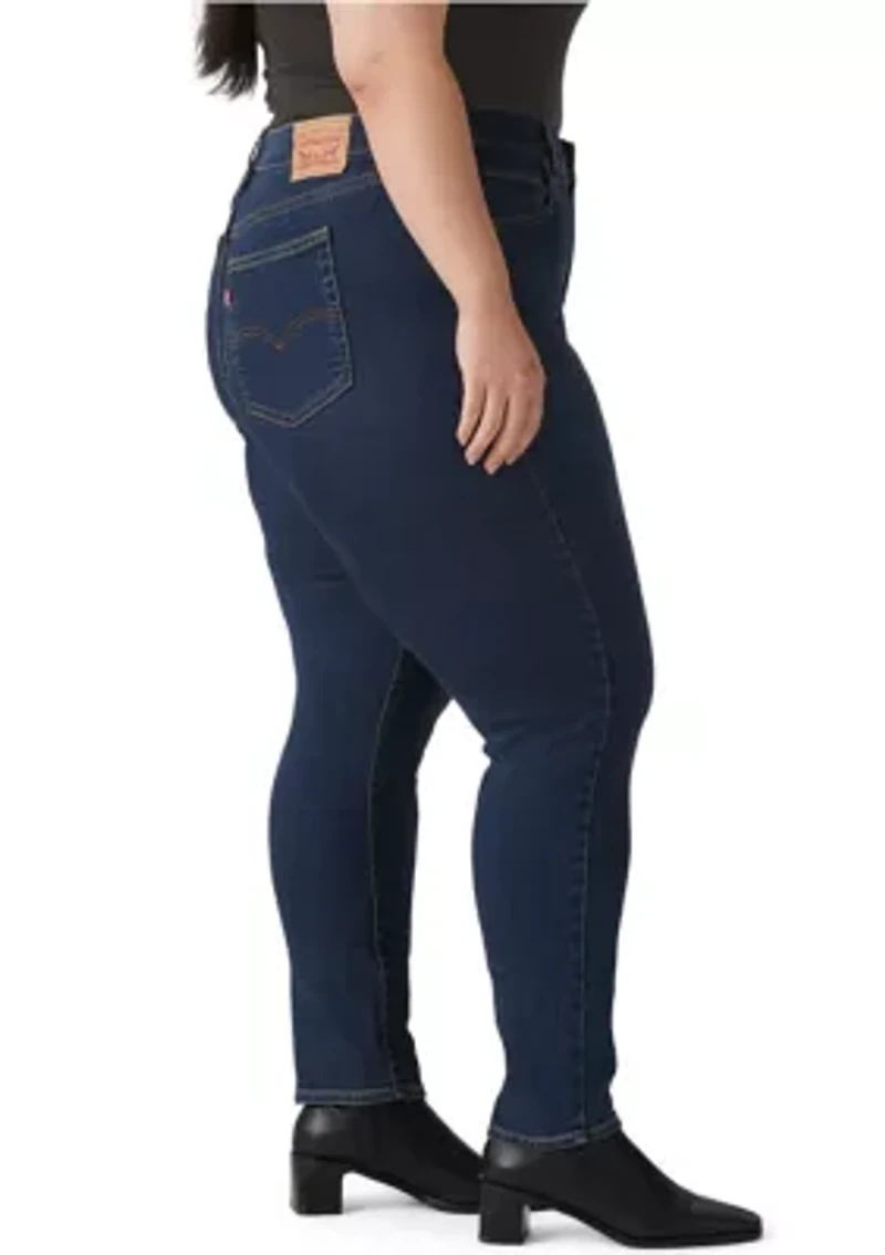 Plus High Rise Skinny Fit Jeans