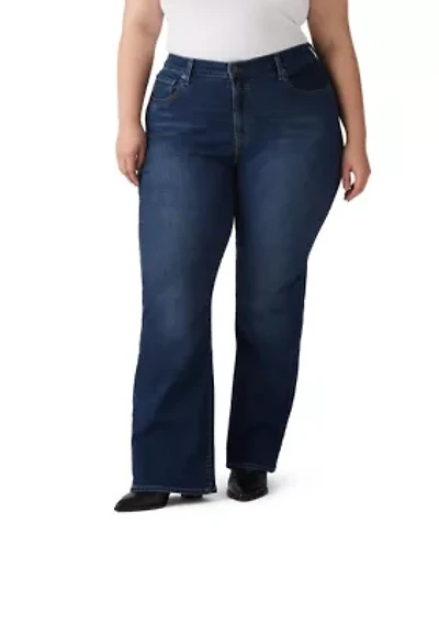 Plus High Rise Bootcut Jeans