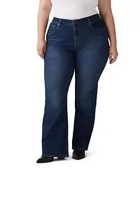 Plus High Rise Bootcut Jeans