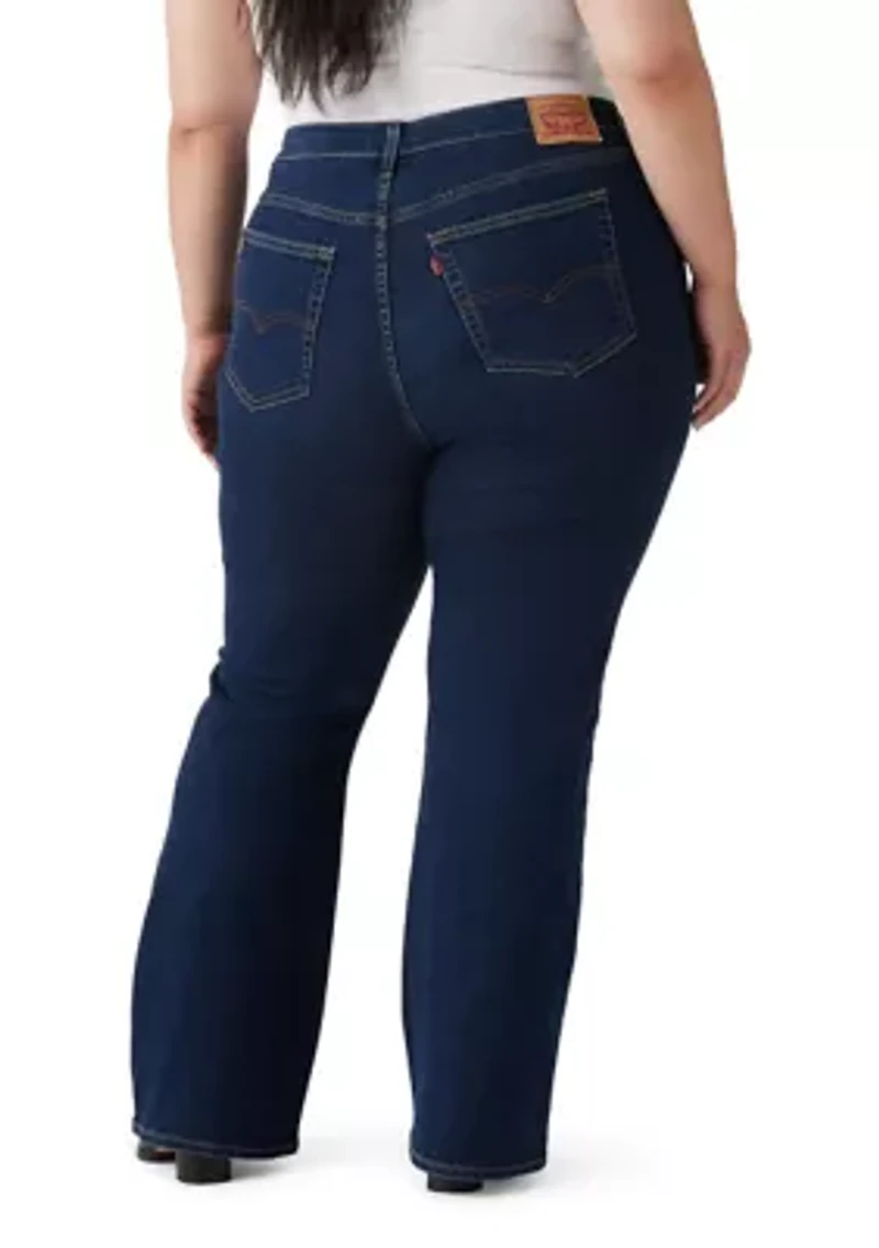 Plus High Rise Bootcut Jeans