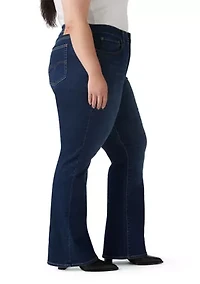 Plus High Rise Bootcut Jeans