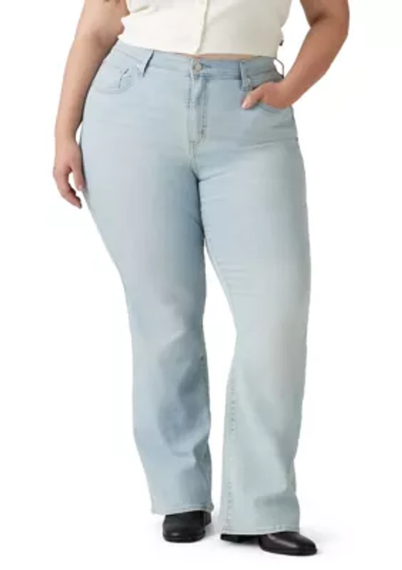 Plus High Rise Bootcut Jeans
