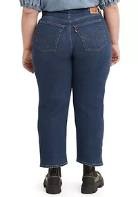 Plus Wedgie Straight Jeans