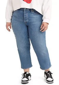 Plus Wedgie Straight Jeans