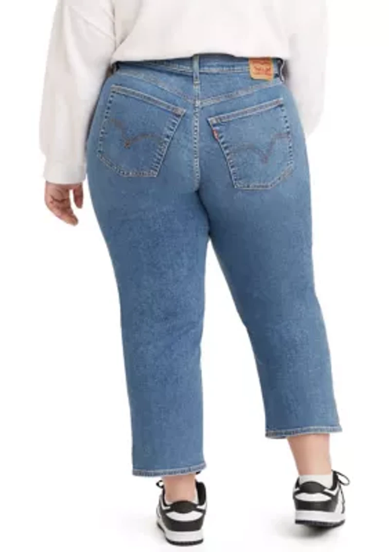 Plus Wedgie Straight Jeans