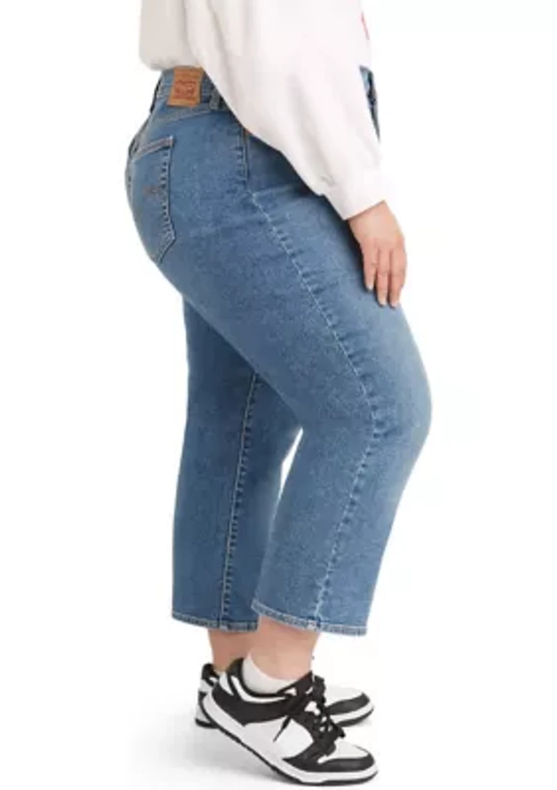 Plus Wedgie Straight Jeans