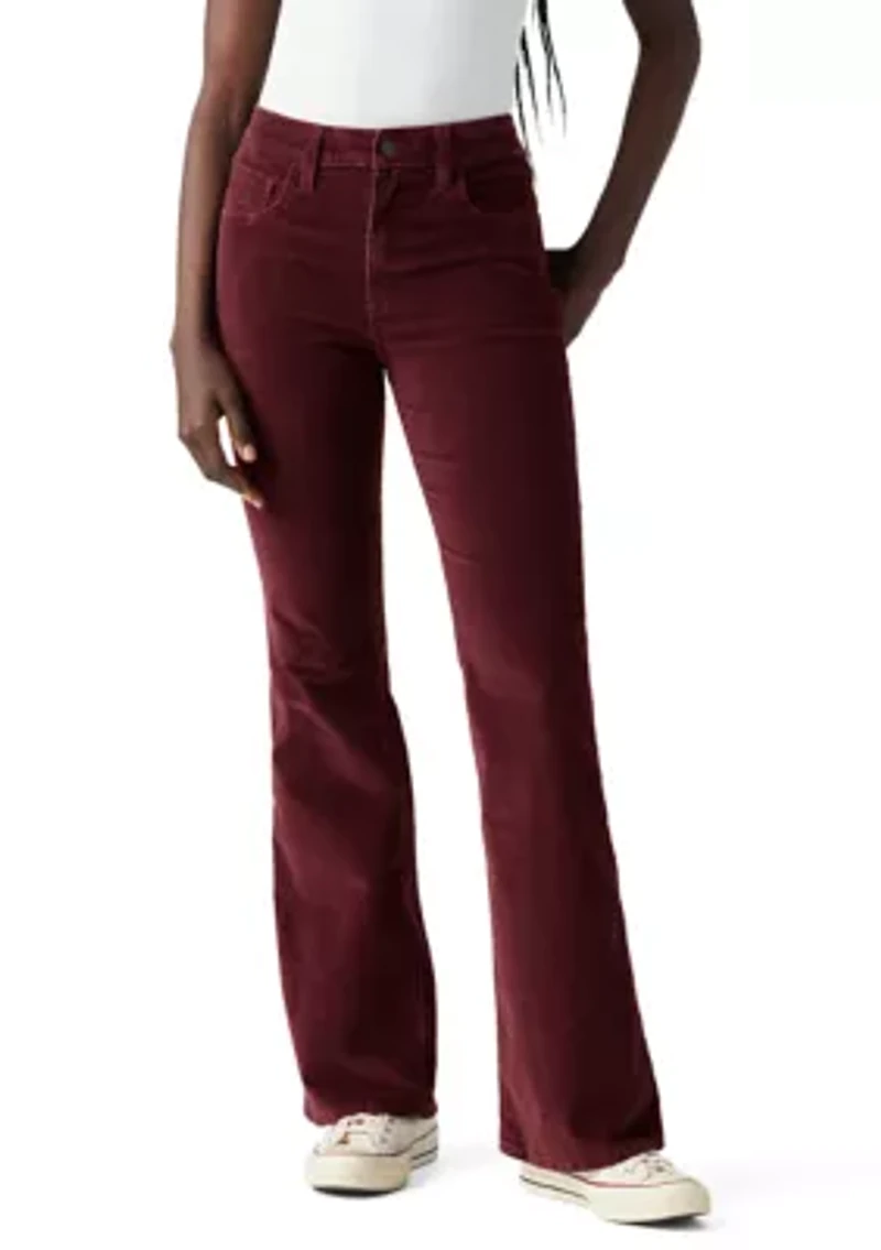 726 High Rise Flare Corduroy Pants