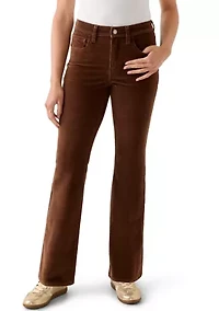 High-Rise Flare Corduroy Pants