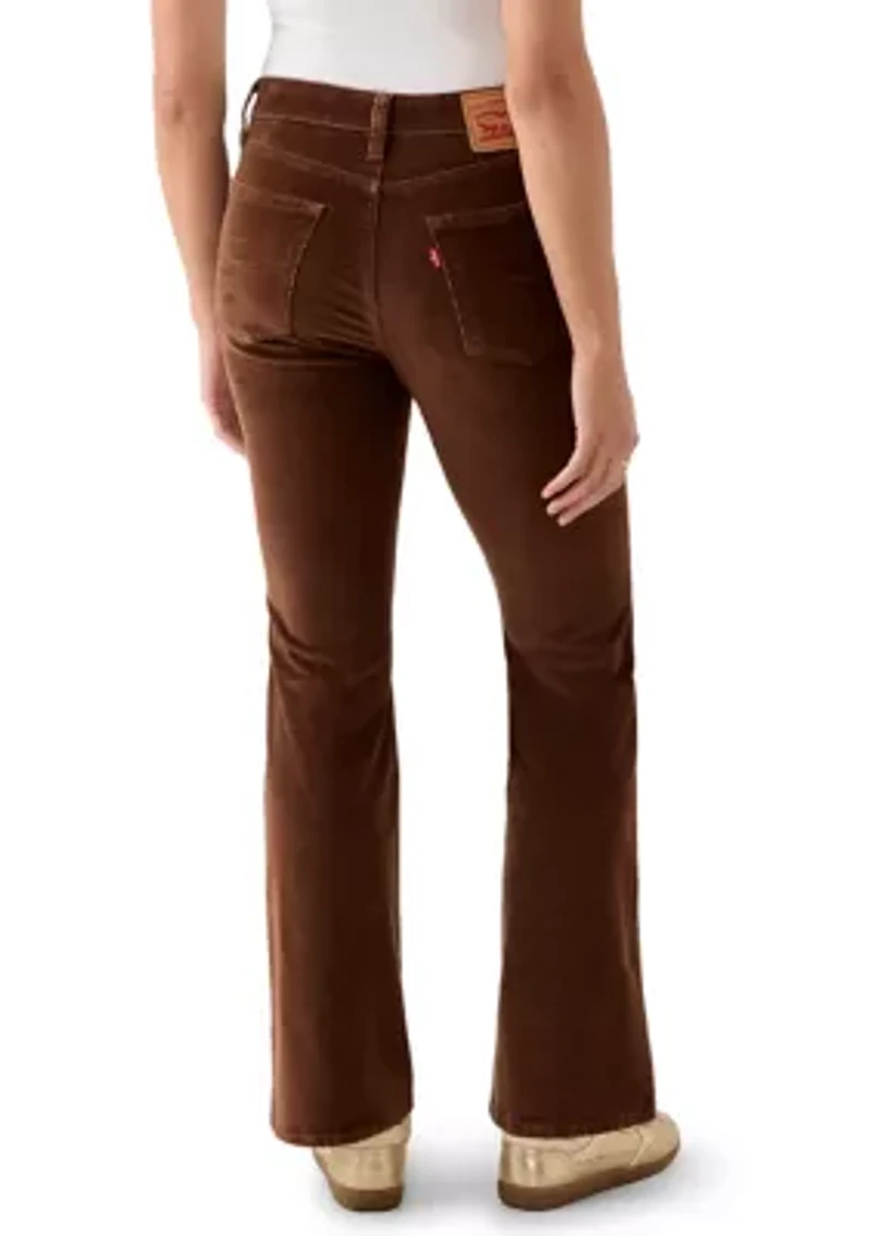 High-Rise Flare Corduroy Pants