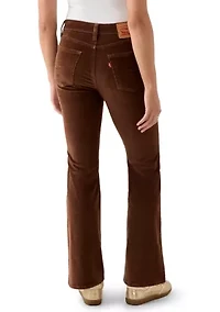 High-Rise Flare Corduroy Pants