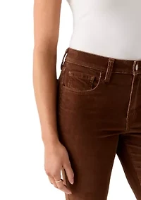 High-Rise Flare Corduroy Pants