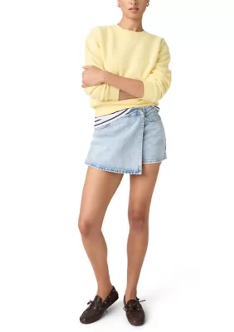 Abraided Art Skirt