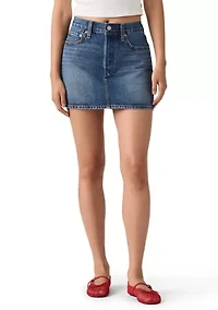 Icon Denim Mini Skirt