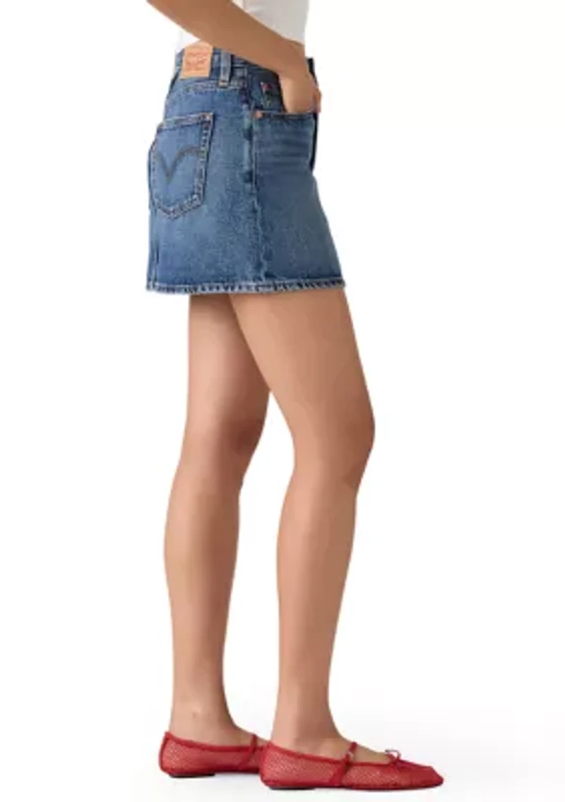 Icon Denim Mini Skirt