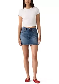Icon Denim Mini Skirt