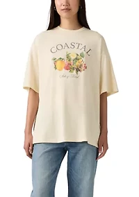 Women's Graphic Short Sleeve Stack Fresh Coast Shirt