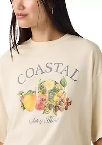 Women's Graphic Short Sleeve Stack Fresh Coast Shirt