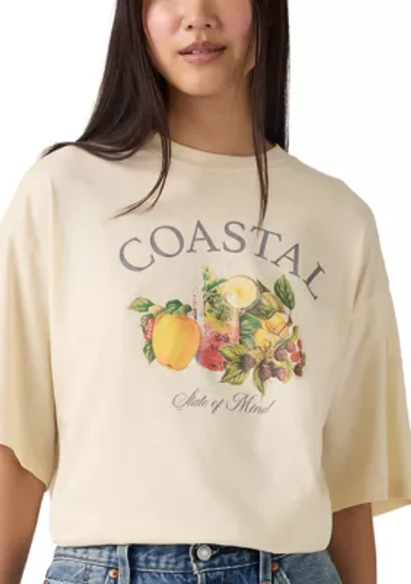 Women's Graphic Short Sleeve Stack Fresh Coast Shirt
