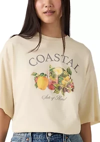 Women's Graphic Short Sleeve Stack Fresh Coast Shirt