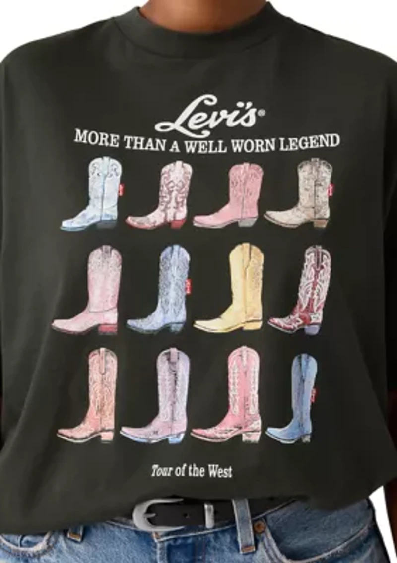 All The Boots Graphic Print T-Shirt