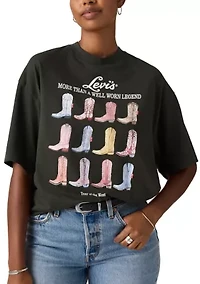 All The Boots Graphic Print T-Shirt