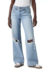 Women's Low-Rise Superlow Loose Jeans