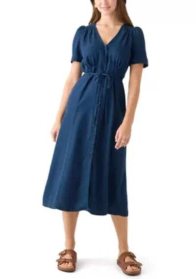 Sabrina Short Sleeve Midi Dress