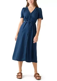 Sabrina Short Sleeve Midi Dress