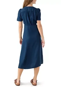 Sabrina Short Sleeve Midi Dress