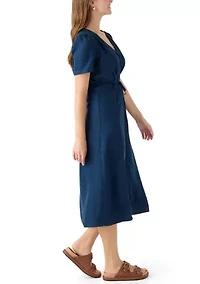 Sabrina Short Sleeve Midi Dress