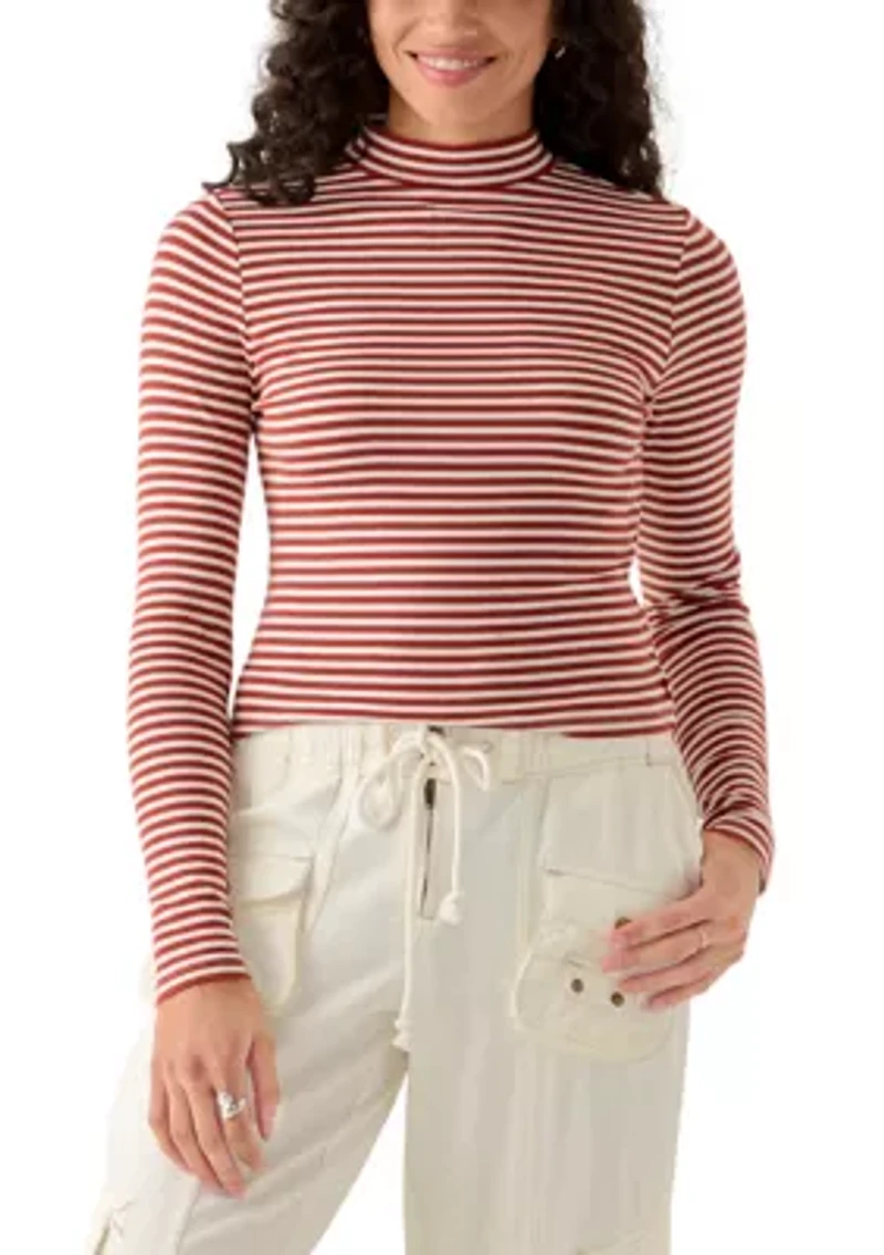 Effortless Long Sleeve Striped Shirt