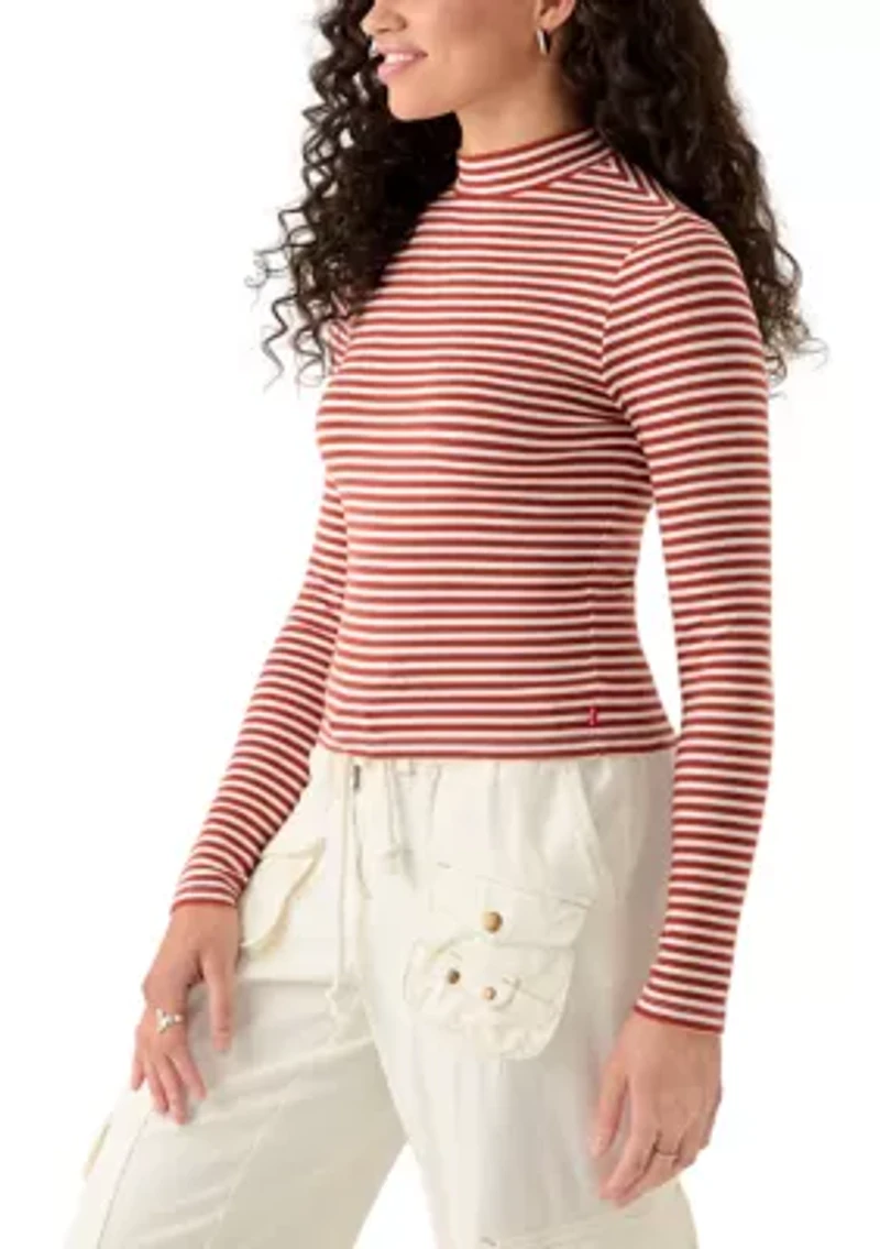 Effortless Long Sleeve Striped Shirt