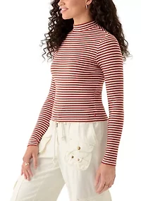 Effortless Long Sleeve Striped Shirt