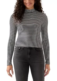 Dreamy Turtleneck Stripe Top
