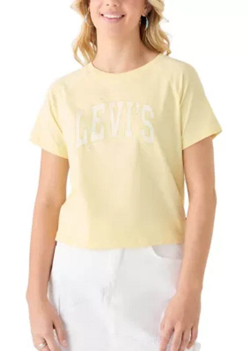 Women's Graphic Game Day Embroidered Flower T-Shirt