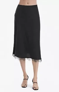 Lace Trim Skirt