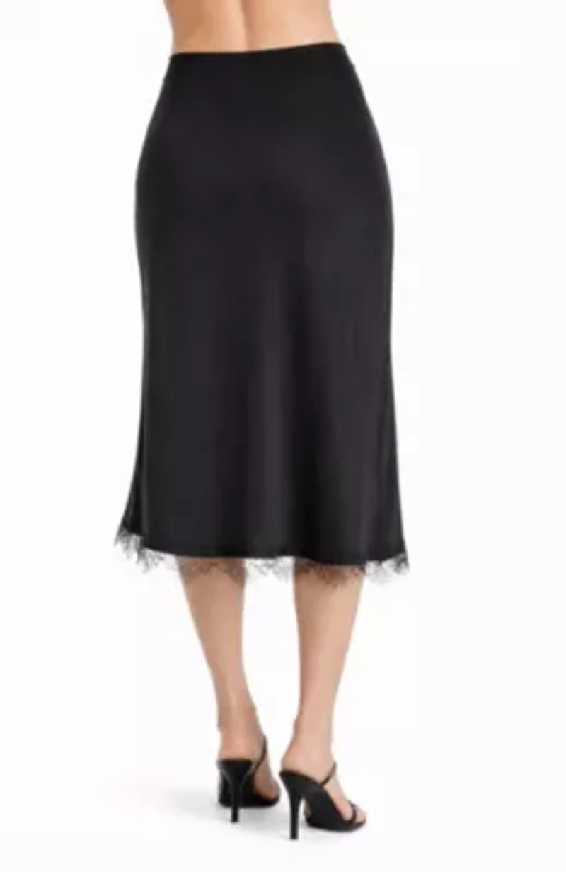Lace Trim Skirt