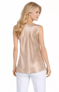 Cowl with Slider Satin Top