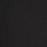 Junior's Long Sleeve Rib Knit Cropped Top