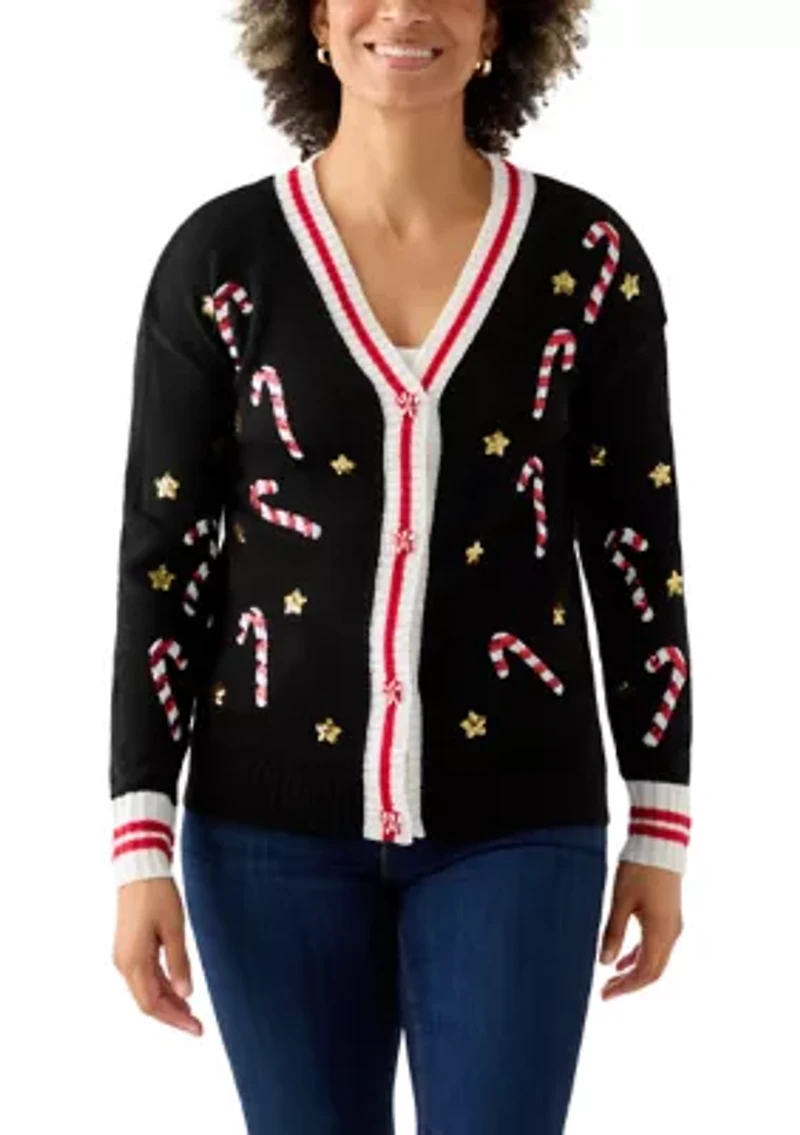 Candy Cane Cardigan