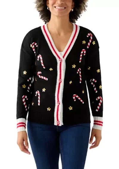 Candy Cane Cardigan